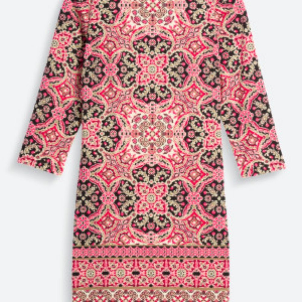 Size 4 Pink and Black Dress